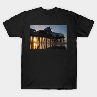 Sunrise on Old Orchard Beach Maine at the Pier T-Shirt